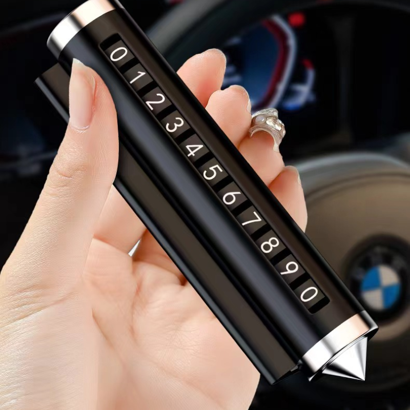 Bảng số di động ô tô kiêm dụng cụ thoát hiểm đa năng