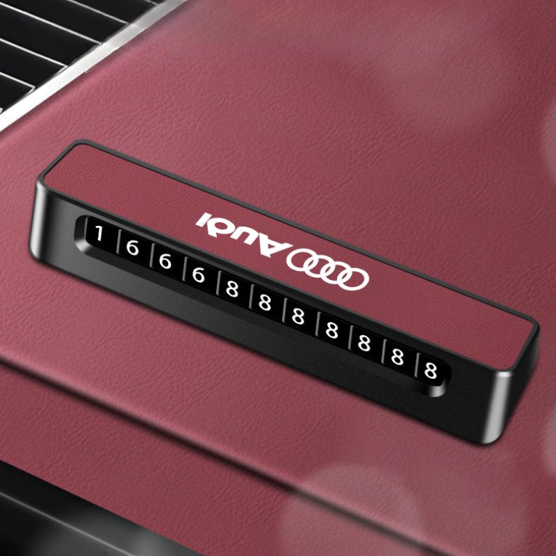 Bảng tạm thời trong xe Audi