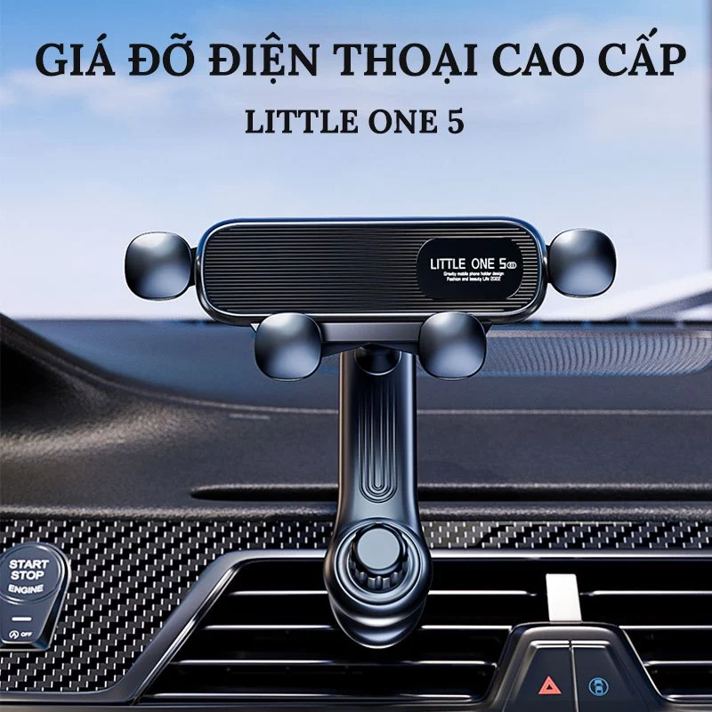Giá đỡ LITTLE ONE 5 kẹp cửa gió 360 độ, thiết kế gọn nhẹ tiết kiệm không gian