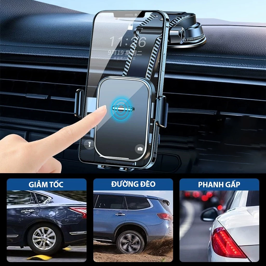 Giá đỡ điện thoại ô tô dán taplo A29 thác nước xoay