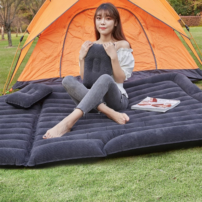 Giường du lịch đôi bơm hơi tự động