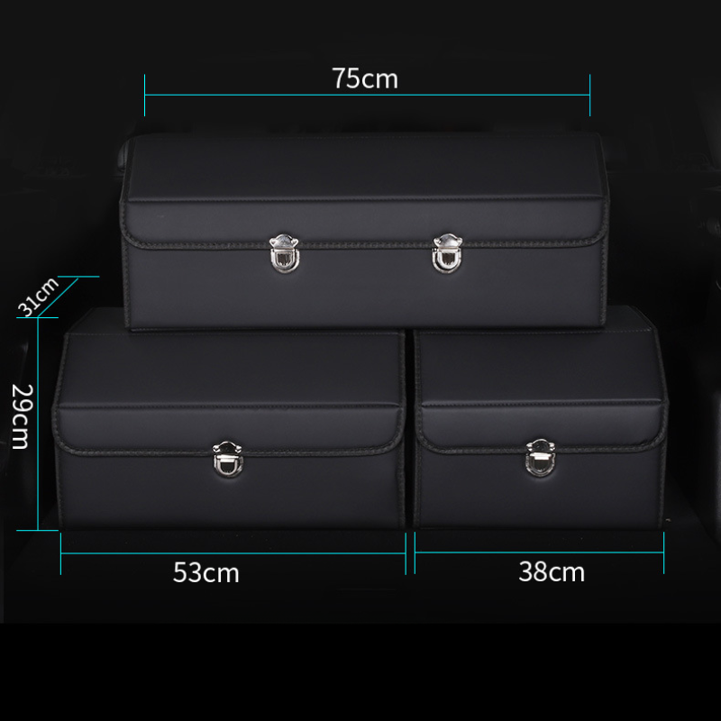 Hộp đựng đồ chống thấm – Giữ cốp xe luôn gọn gàng & sạch sẽ 5 Hộp chứa quần áo giày dép ô tô