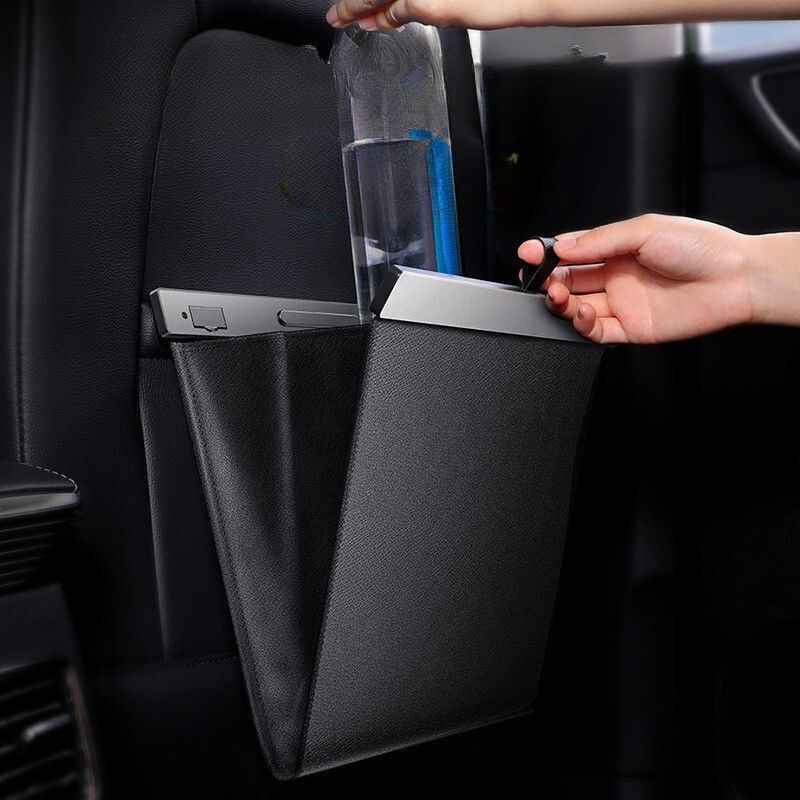 Túi đựng rác ô tô dung tích lớn kèm hộp đựng đồ tiện dụng cho xe hơi 6 Hộp đựng đồ kèm túi rác xe hơi