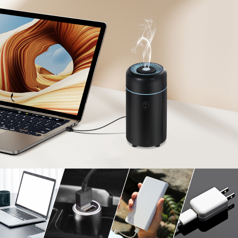 Máy tạo ẩm mini 5V cho xe hơi