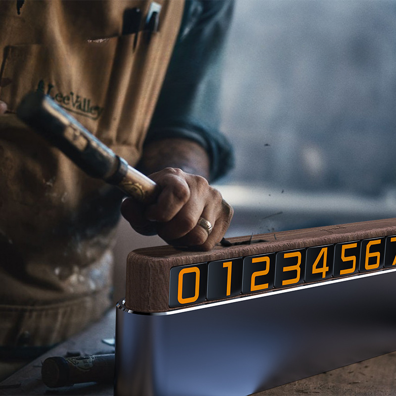 Thẻ số điện thoại ô tô phát sáng từ tính