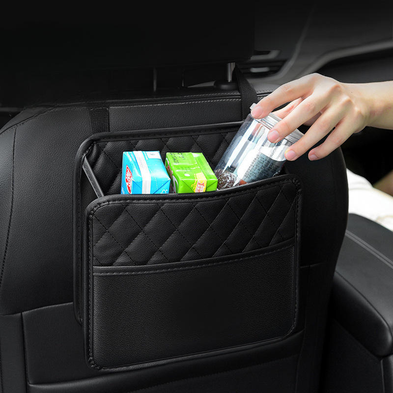 Thùng rác da nhỏ gọn cho xe hơi