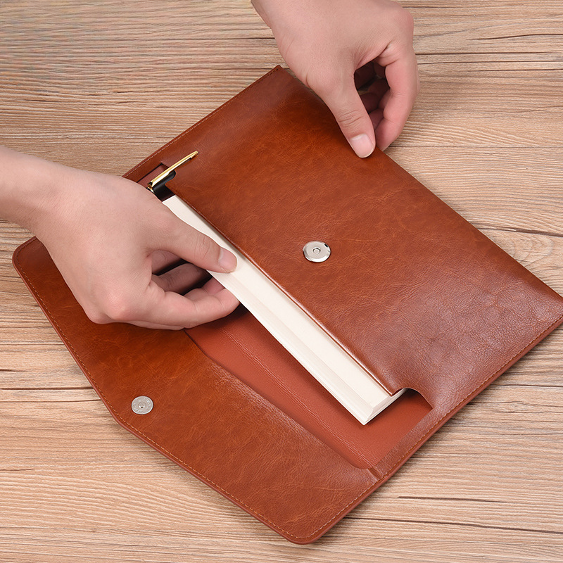 Túi đựng tài liệu da cao cấp A4 A5 – Đựng hợp đồng, hóa đơn, bảo hiểm ô tô, giấy tờ nhà đất 5 Tui dung hop dong giay to o to