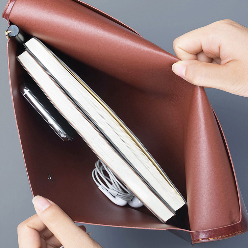 Túi đựng hợp đồng hóa đơn da PU