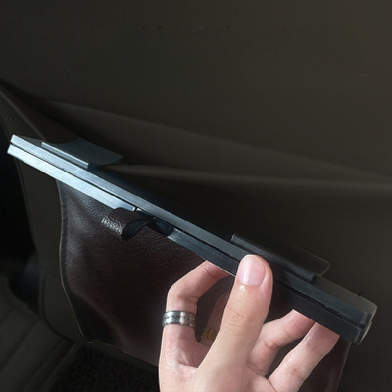 Túi đựng rác ô tô dung tích lớn kèm hộp đựng đồ tiện dụng cho xe hơi 5 Túi đựng rác dung tích lớn cho ô tô màu đen