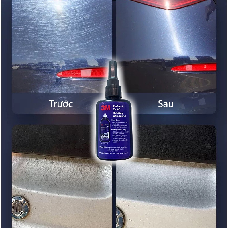 Xi xóa xước sơn ô tô 3M tẩy vết trầy
