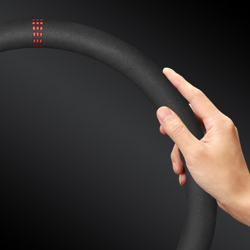 Bọc vô lăng ô tô bốn mùa da lộn chống trượt trang trí nội thất