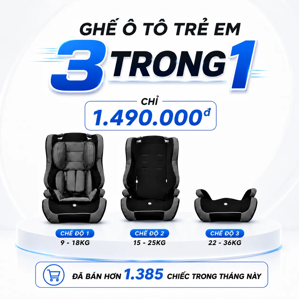ghe tre em 3 trong 1