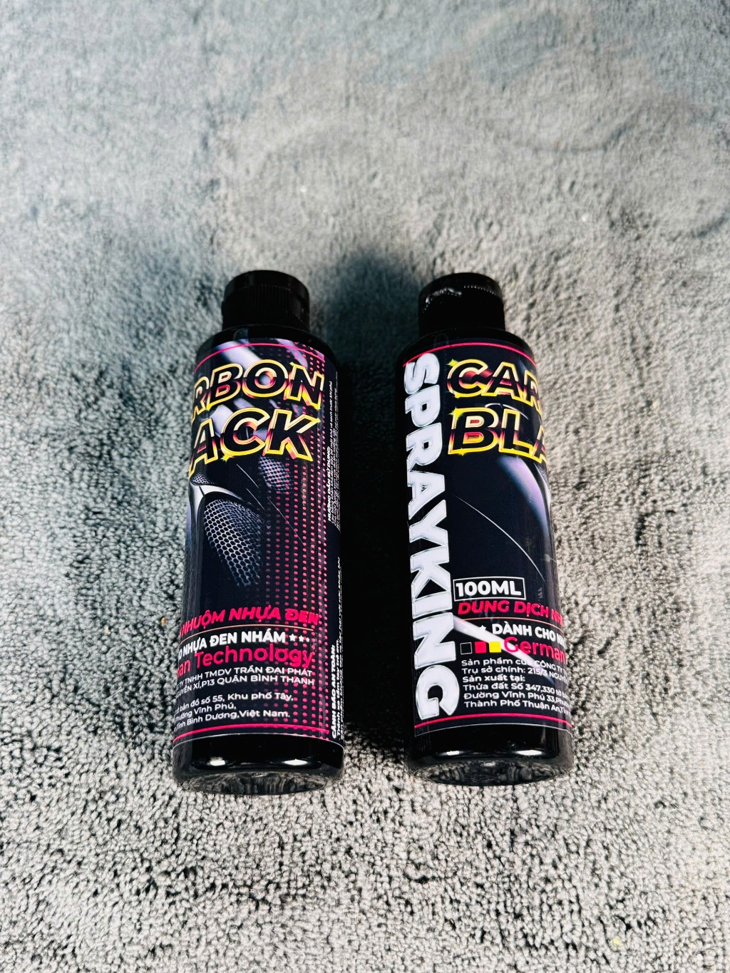 Kem nhuộm nhựa đen nhám Sprayking
