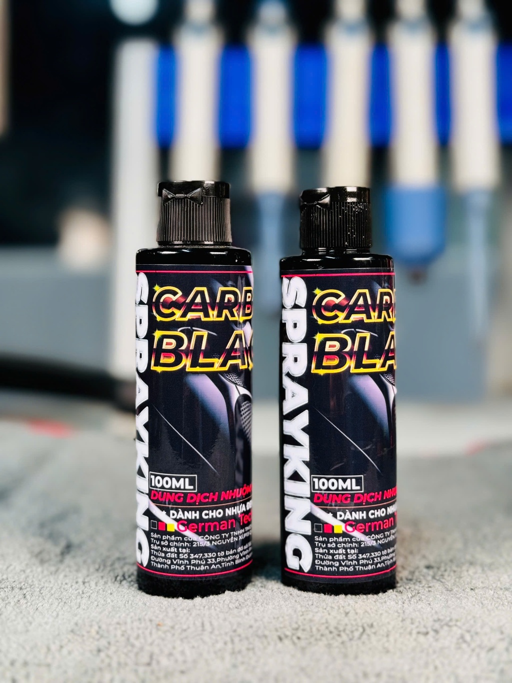 Kem nhuộm nhựa đen nhám Sprayking Carbon Black