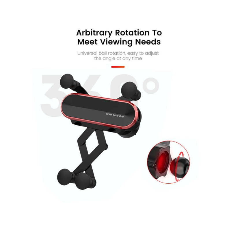 Kẹp điện thoại xe hơi đa năng xoay 360 gắn cửa gió