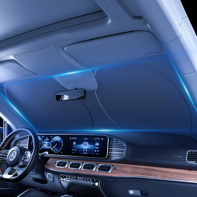 Tấm che nắng kính trước ô tô dày dặn cách nhiệt mùa hè