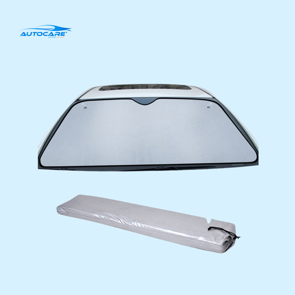 Tấm che nắng ô tô 5 lớp cách nhiệt lá nhôm cho kính trước - Auto Care Plus