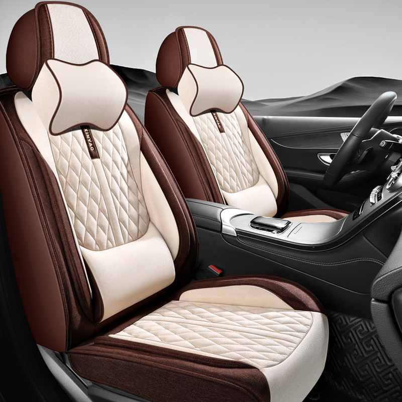 Bọc ghế ô tô vải gai dầu bốn mùa