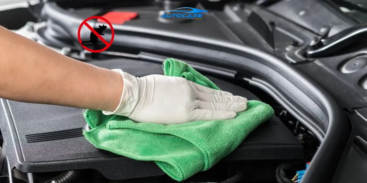 Cach ve sinh khoang may o to dinh ky de ngan chuot