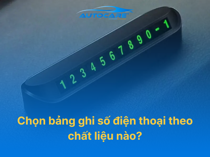 Chọn bảng ghi số điện thoại