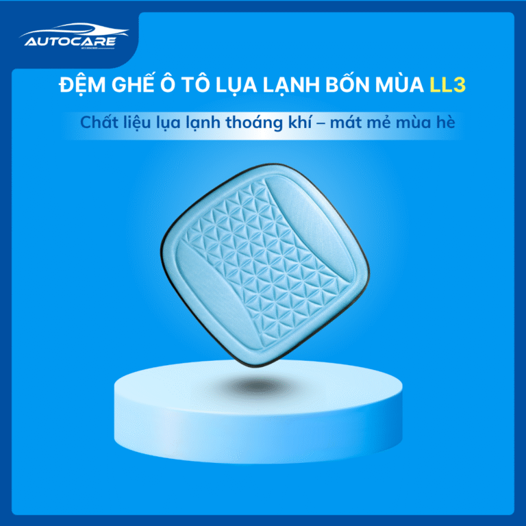 Đệm ghế ô tô lụa lạnh bốn mùa LL3
