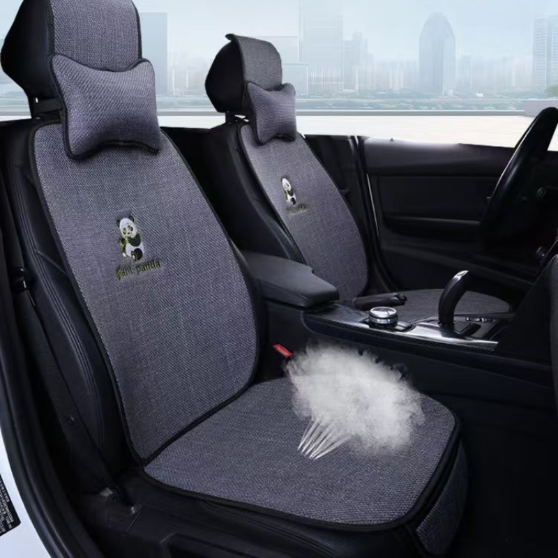 Đệm ghế ô tô vải lanh cao cấp