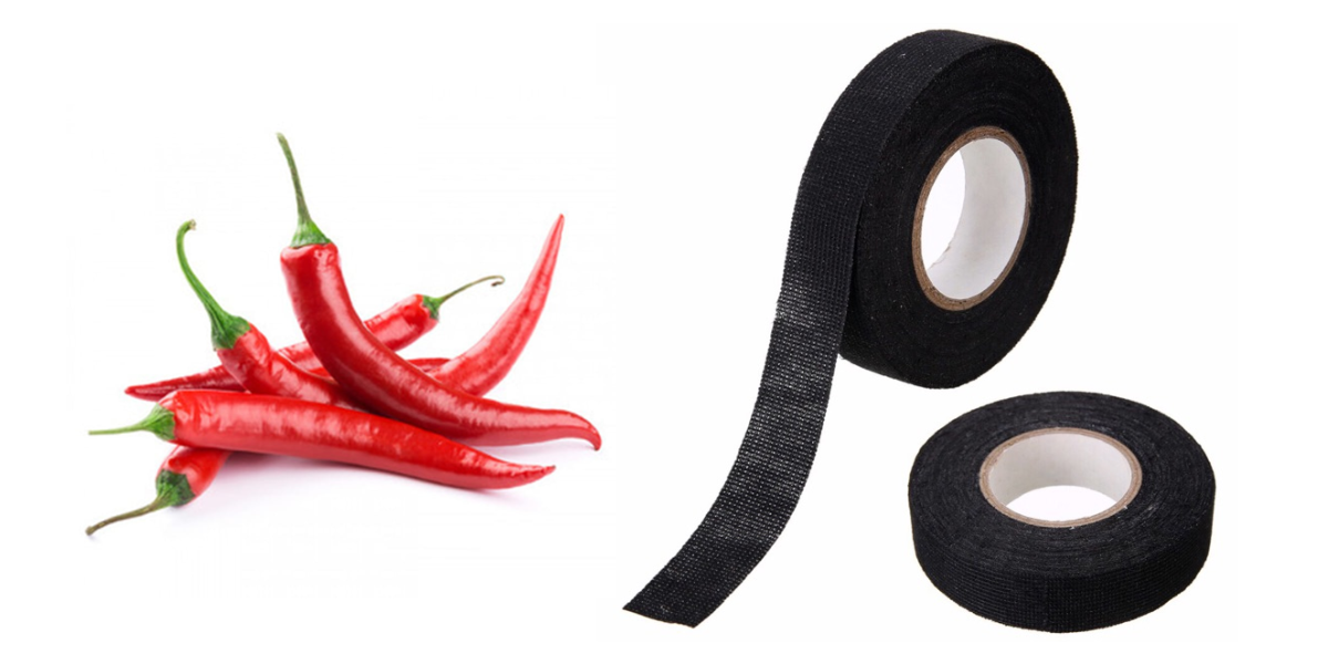 Dung bang keo chong chuot cho day dien o to bang bang keo va ot