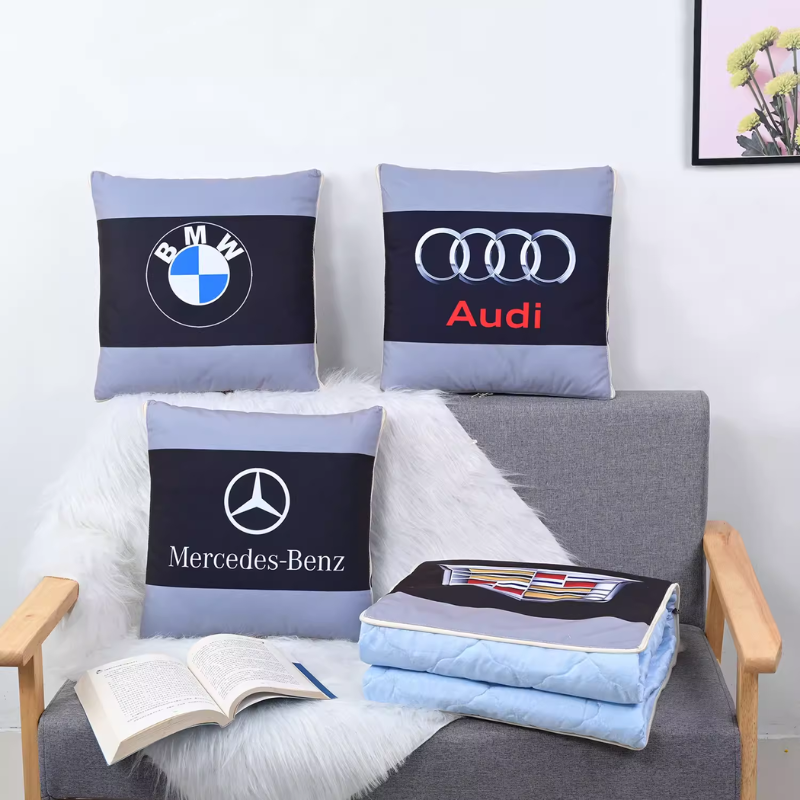 Gối chăn bông ô tô đa năng 2 trong 1