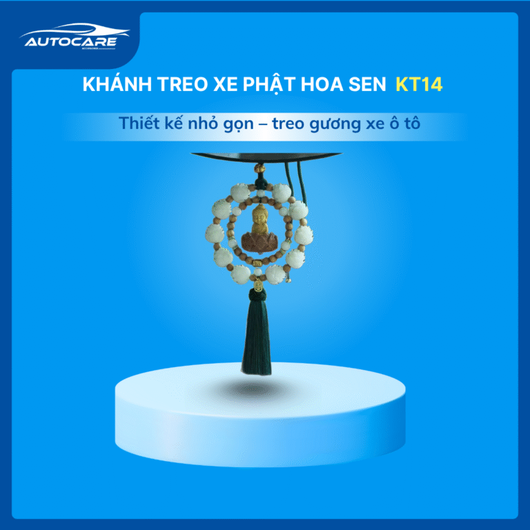 KHÁNH TREO XE PHẬT HOA SEN KT14