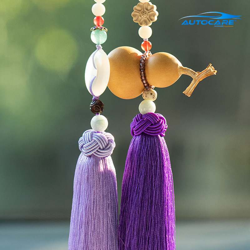 Khánh treo xe ô tô sáng tạo bầu tự nhiên trang trí gương chiếu hậu 6 Khánh treo xe ô tô bầu tự nhiên