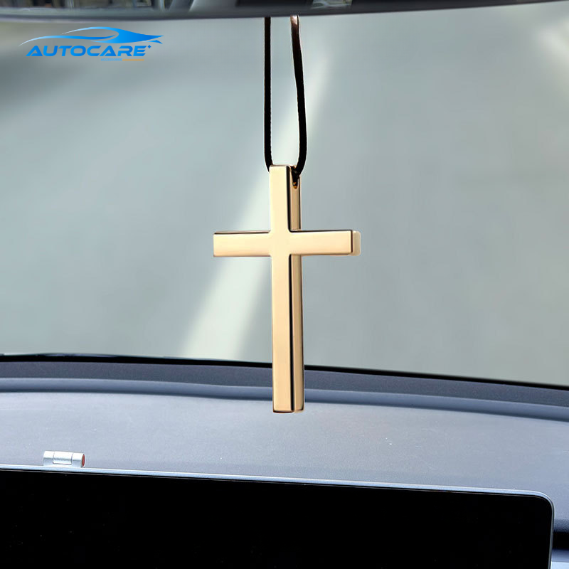 Khánh treo xe ô tô chữ thập Che Shima màu vàng