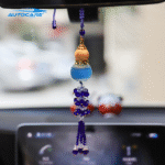 Khánh treo xe ô tô pha lê xanh