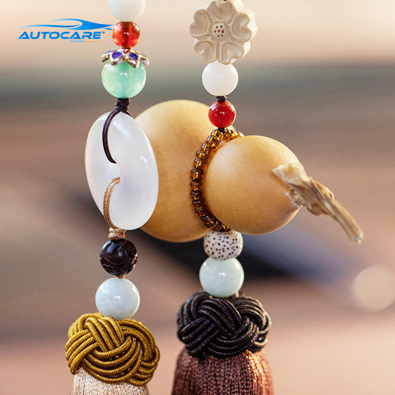 Khánh treo xe ô tô sáng tạo bầu tự nhiên trang trí gương chiếu hậu 4 Khánh treo xe ô tô phong thủy