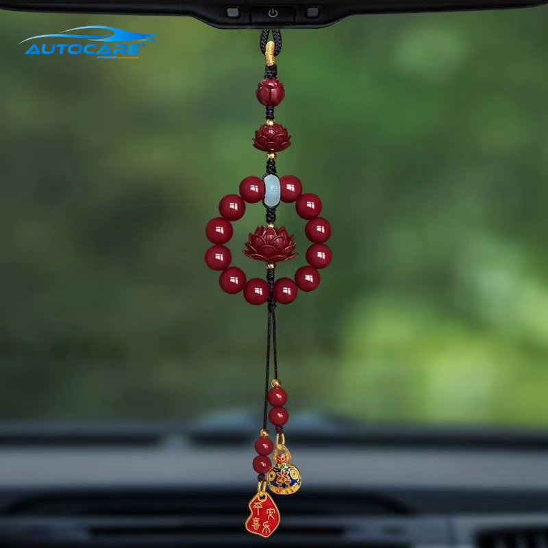 Khánh treo xe ô tô phong thủy chu sa