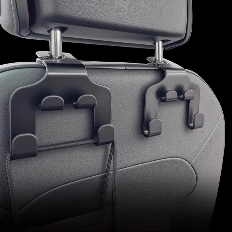 Móc treo ô tô đa năng ẩn sau ghế kiêm giá đỡ điện thoại sáng tạo 6 Phụ kiện móc treo đa năng ẩn lưng ghế