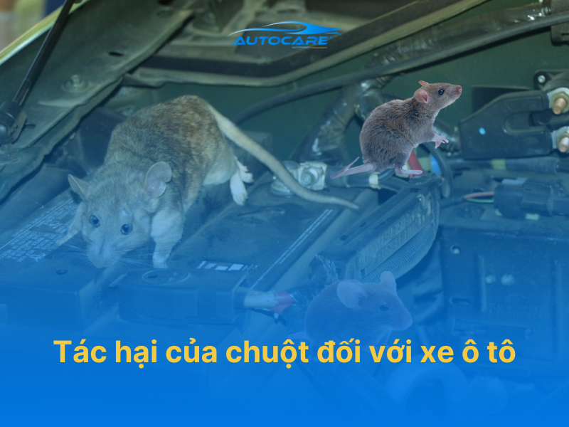 Tác hại của chuột đối với ô tô