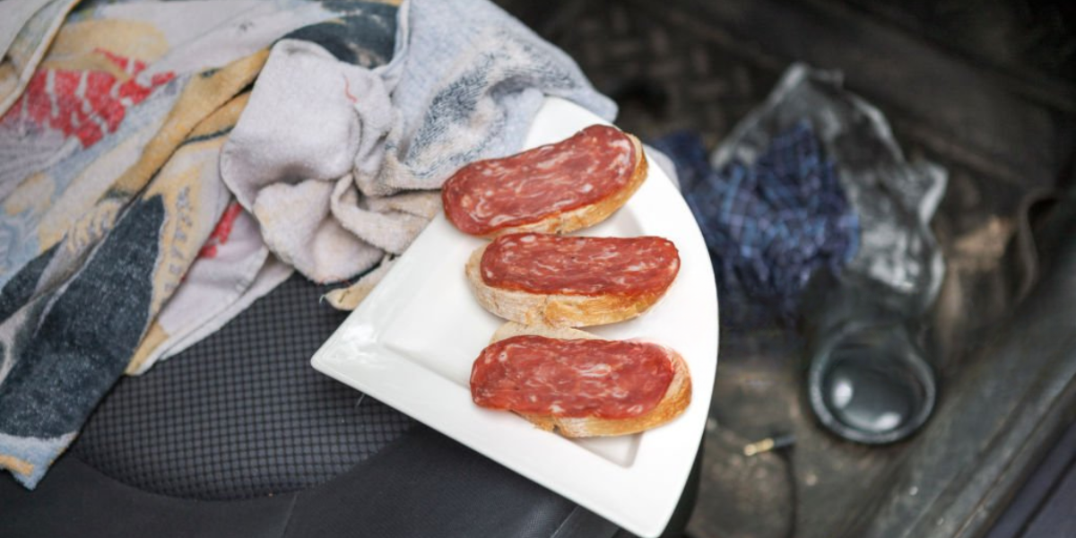 Rác và mùi thức ăn thu hút chuột