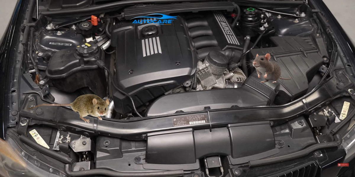 meo dan gian duoi chuot o to