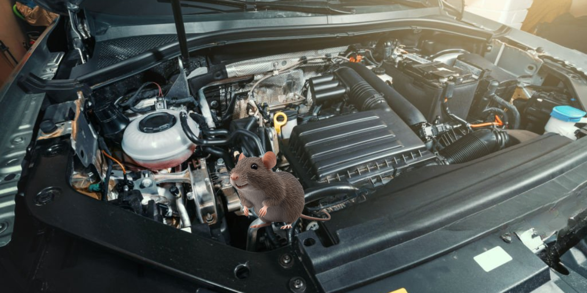 Khoang máy ô tô ấm áp thu hút chuột