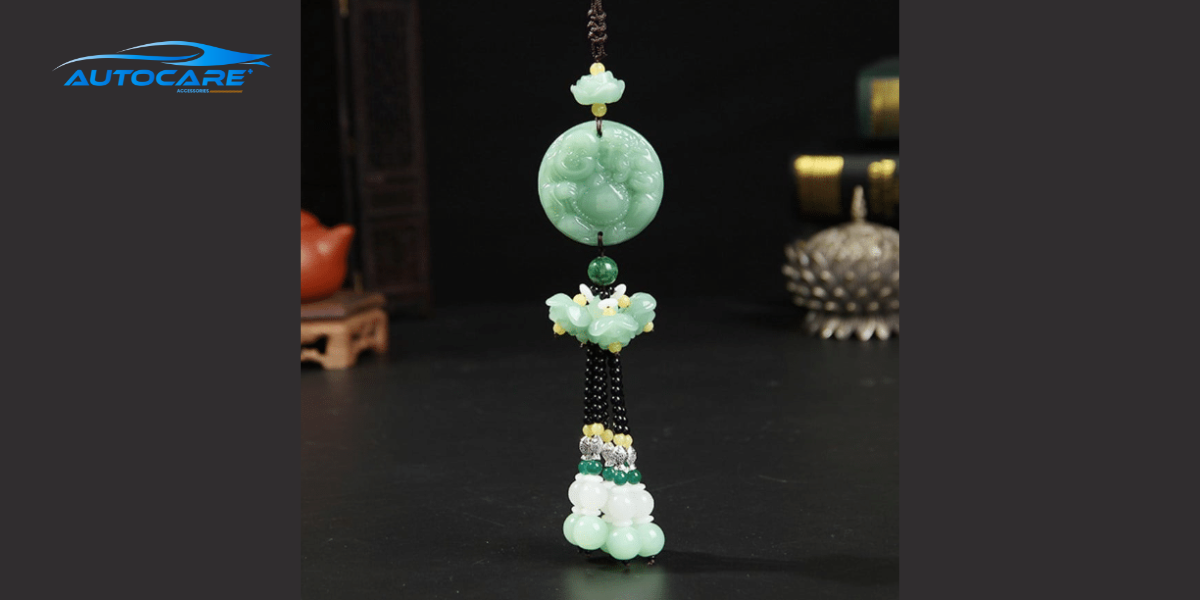 Khanh treo xe hinh Phat trang tri o to