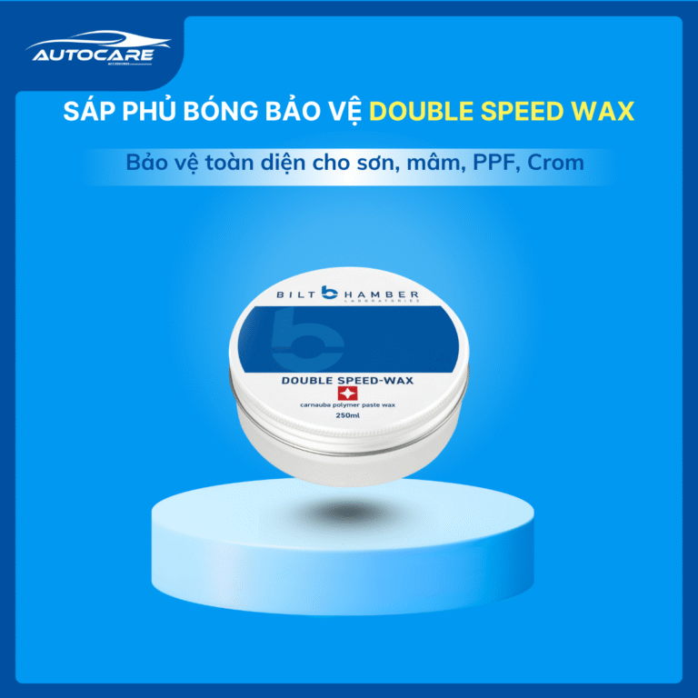 Sáp cứng phủ bóng DOUBLE SPEED WAX cho ô tô sáng bóng