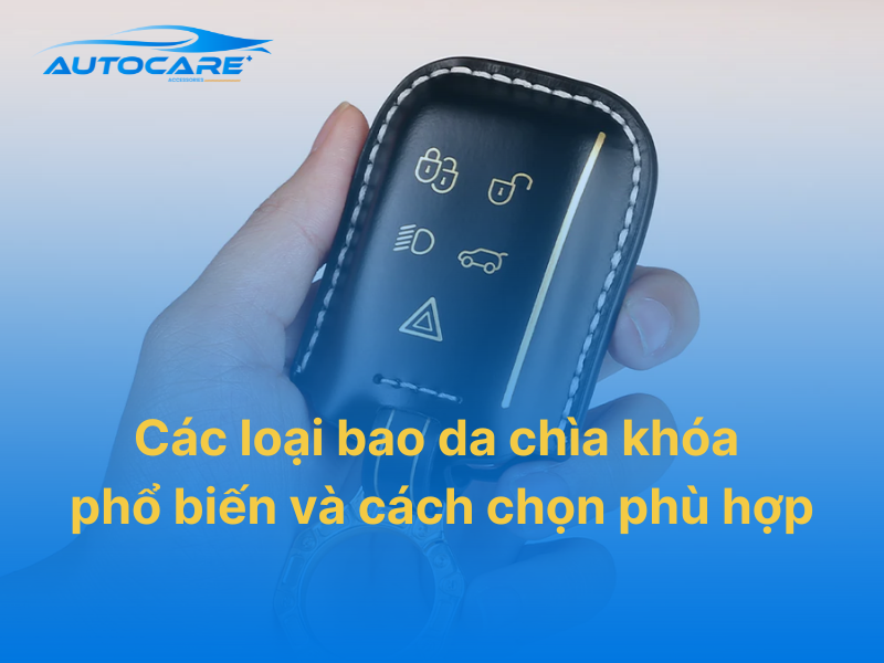 Auto Care Plus 130 các loại bao da chìa khóa phổ biến da bò da PU da thật