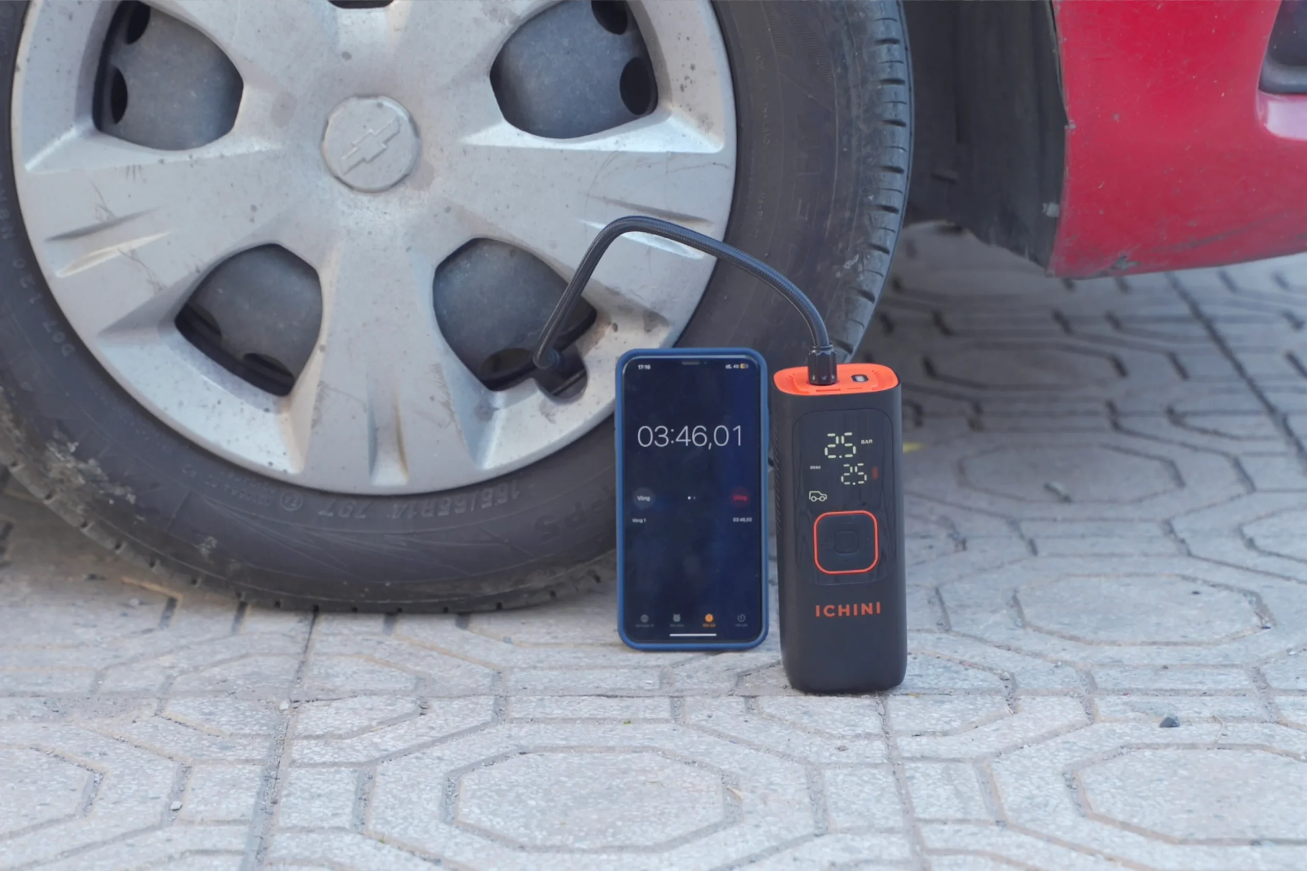 Bơm lốp ô tô Ichini