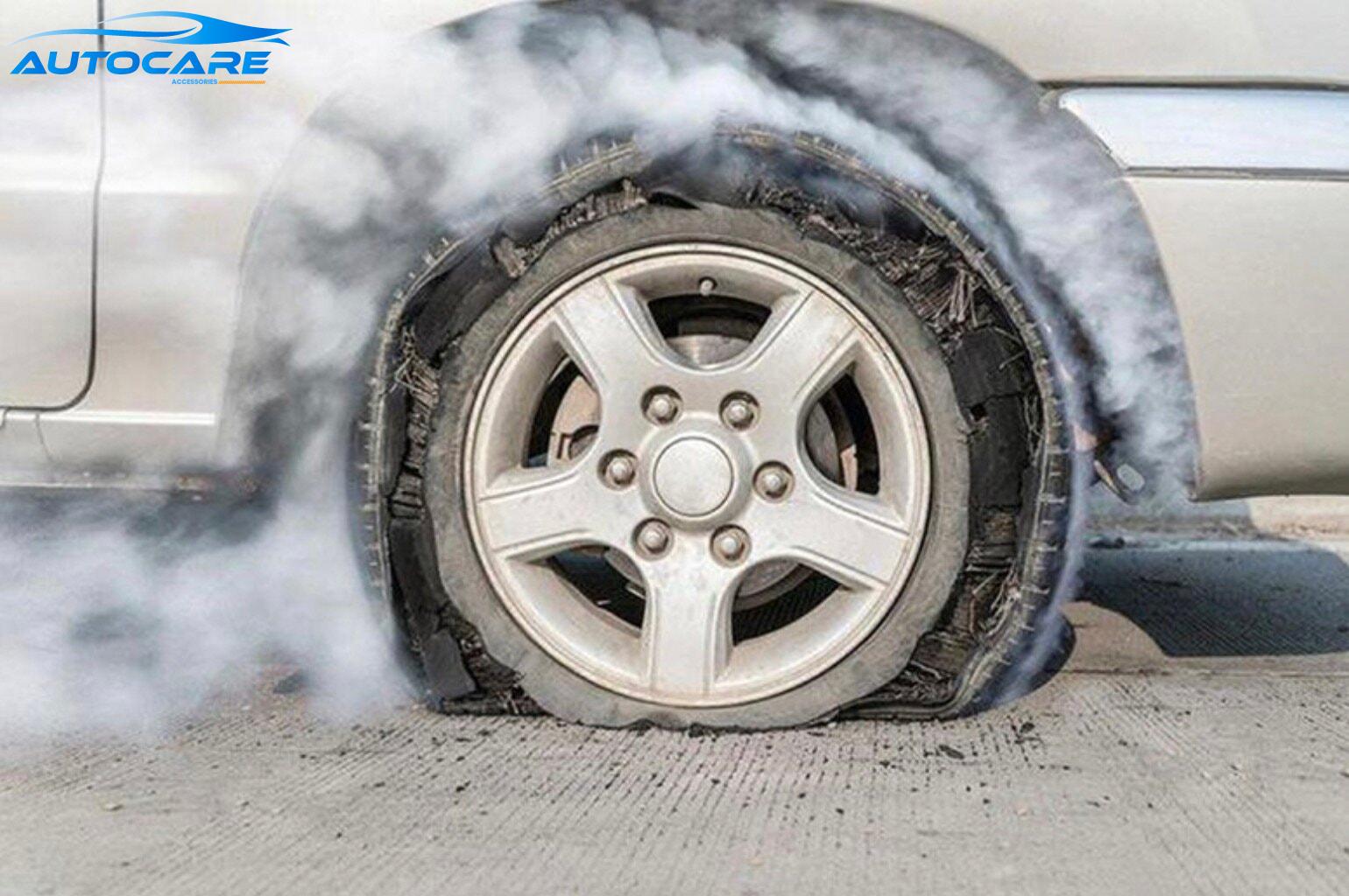 Nguy cơ nổ lốp ô tô bạn cần biết