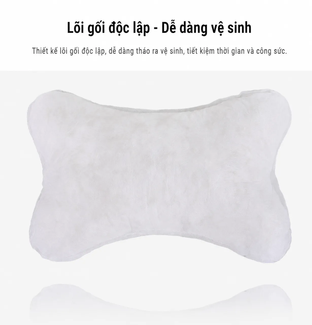 Bộ Gối Tựa Đầu Và Tựa Lưng Ô Tô Vải Nhung Mịn Cao Cấp7