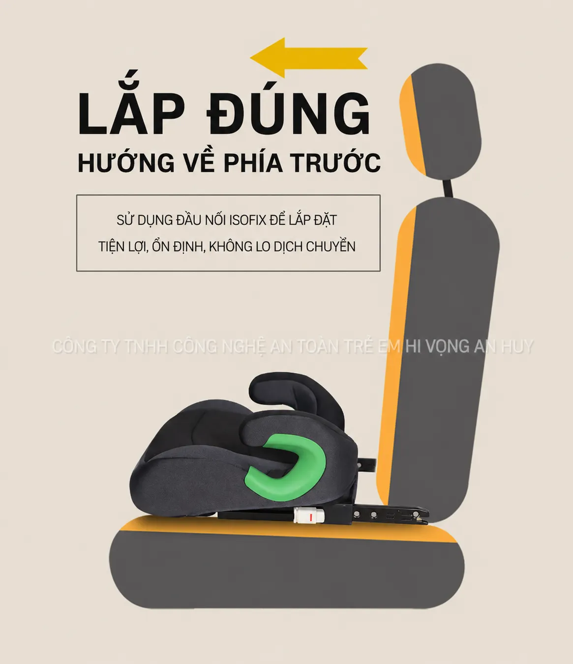 Dem Nang Ghe O To Cho Be Cay ISOFIX Chuan ECE R129 8