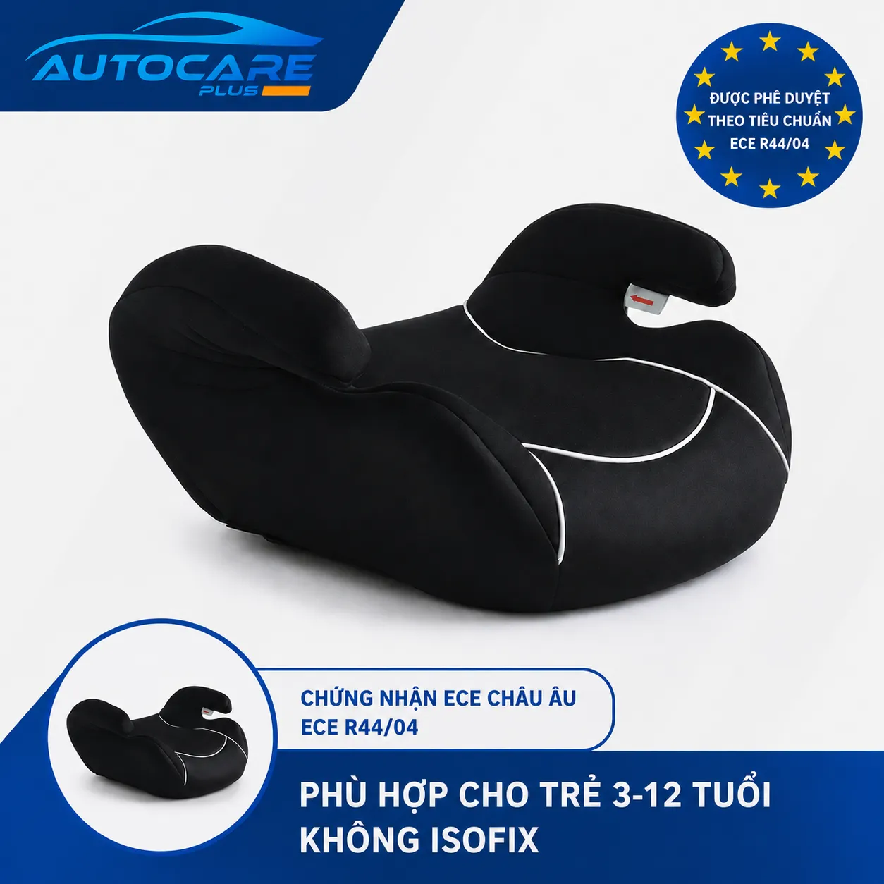 Dem Nang Ghe O To Tre Em 3 12 Tuoi Khong ISOFIX