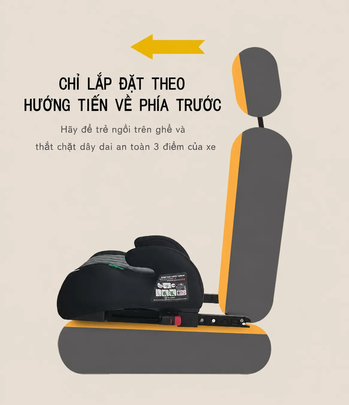 Dem Nang Ghe O To Tre Em 7 12 Tuoi Co ISOFIX Chuan ECE R129 3