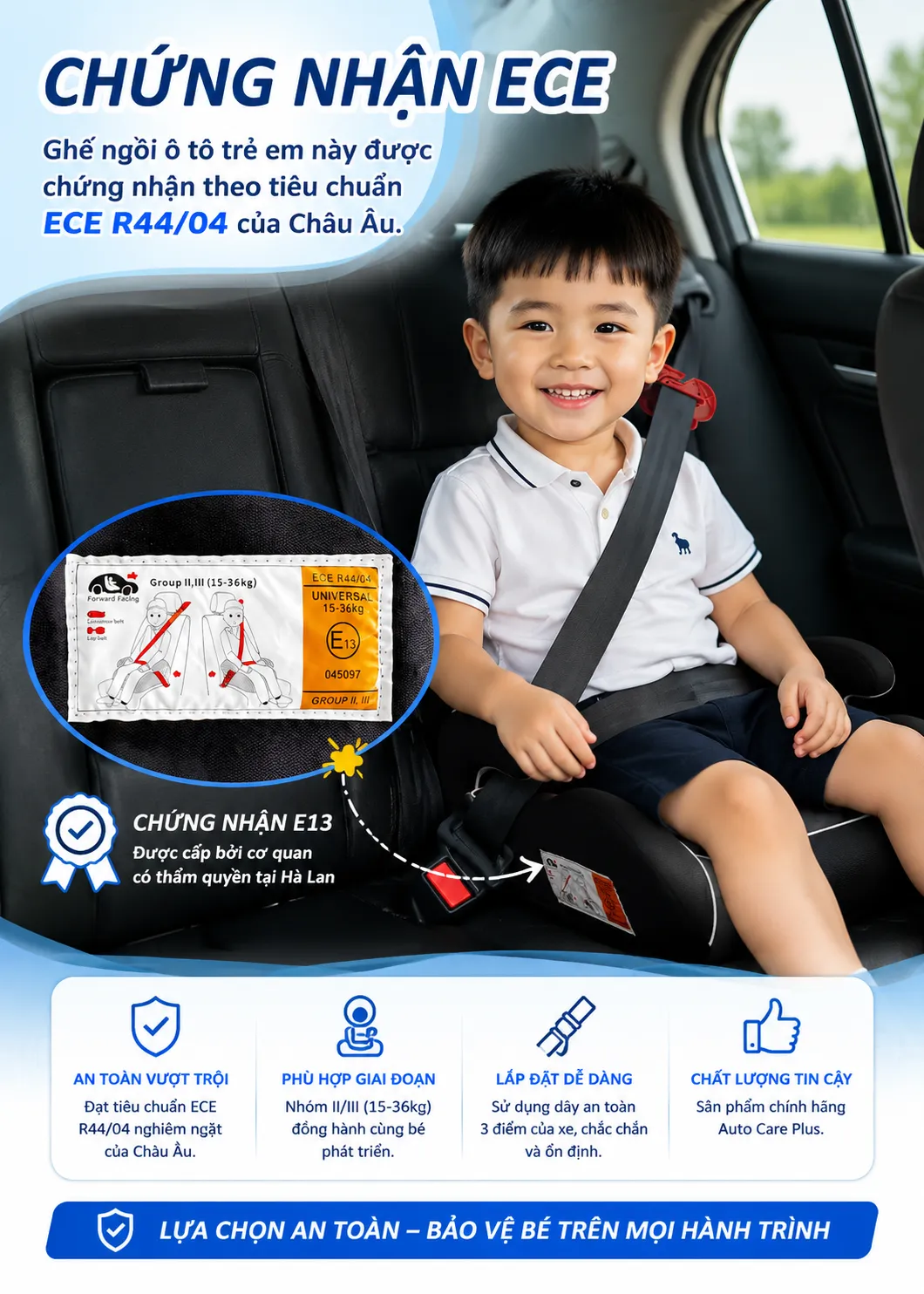 Dem Nang Ghe O To Tre Em 7 12 Tuoi Khong ISOFIX 4