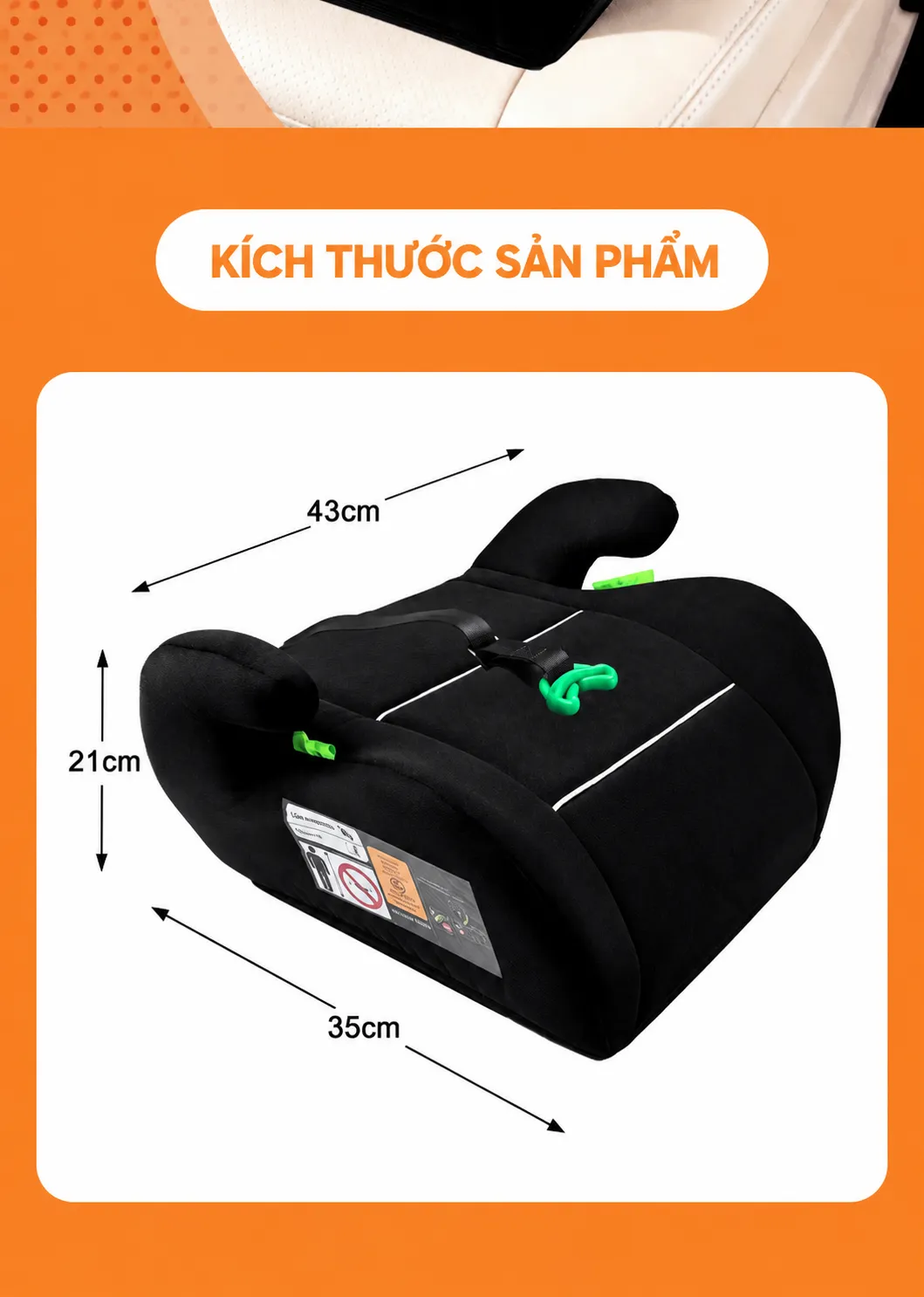 Dem Ngoi O To Tang Chieu Cao Cho Tre 3 12 Tuoi – Dem Ghe Booster Dat Chuan Chau Au3